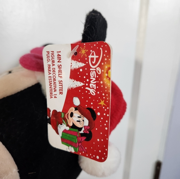 14" Minnie and Mickey Mouse Plush Christmas Winter Shelf Sitters NWT - Picture 9 of 12